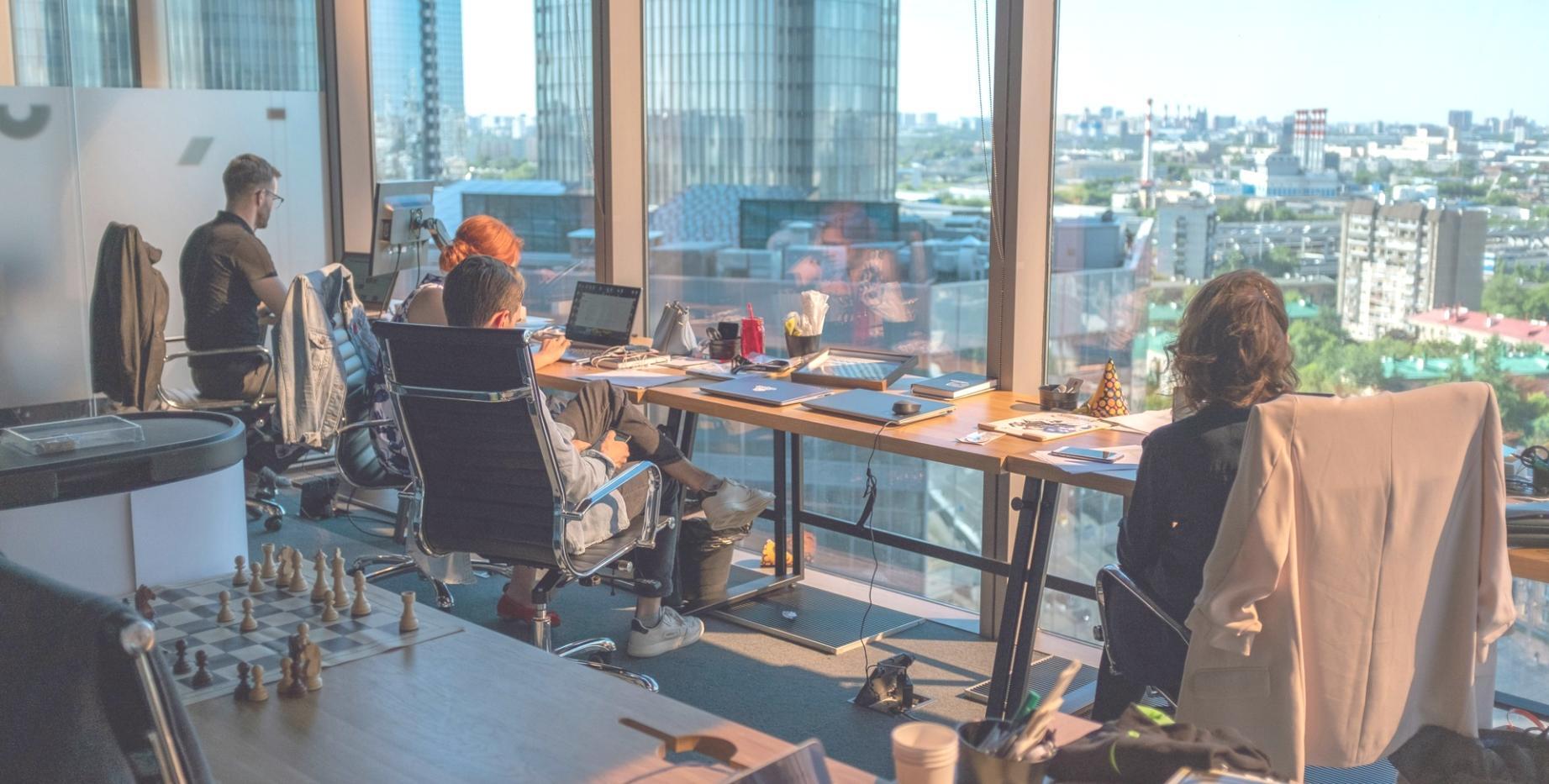 Blockchain application interface showing real-world business implementation examples